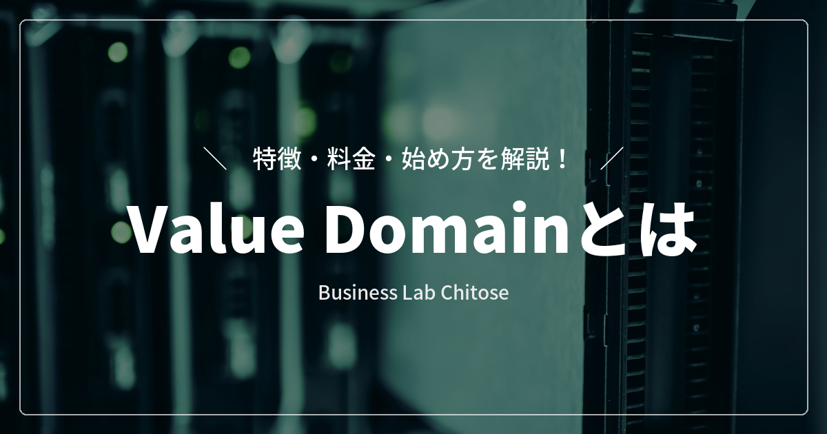Value Domainとは|特徴・料金・始め方を解説